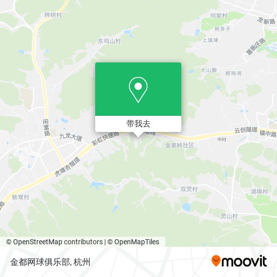 金都网球俱乐部地图