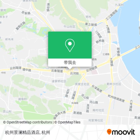 杭州景澜精品酒店地图