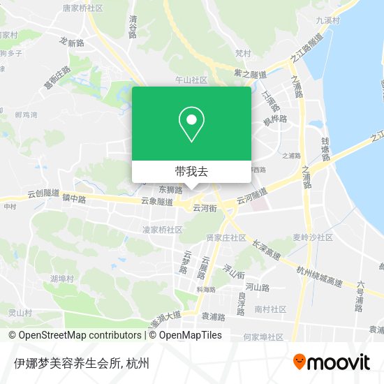 伊娜梦美容养生会所地图