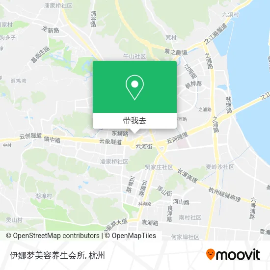 伊娜梦美容养生会所地图