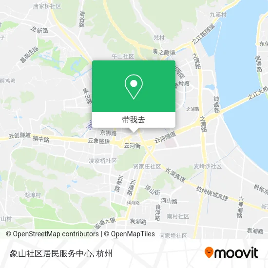 象山社区居民服务中心地图