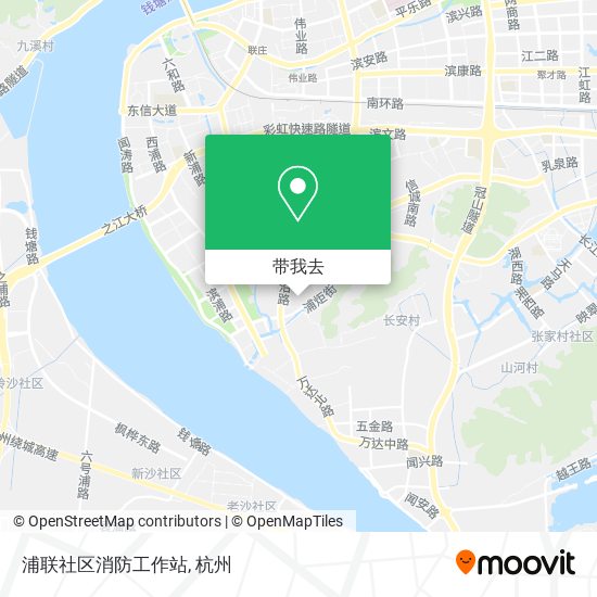 浦联社区消防工作站地图