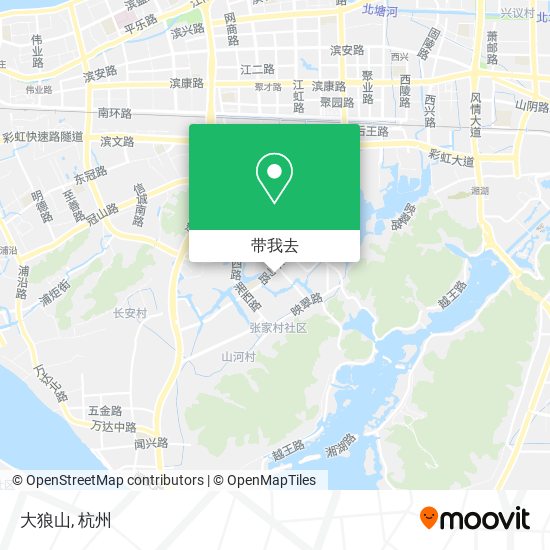 大狼山地图