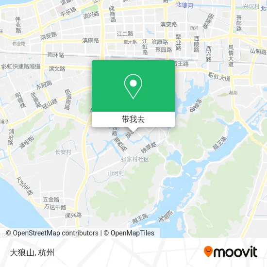 大狼山地图
