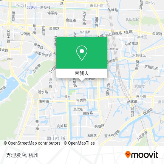 秀理发店地图
