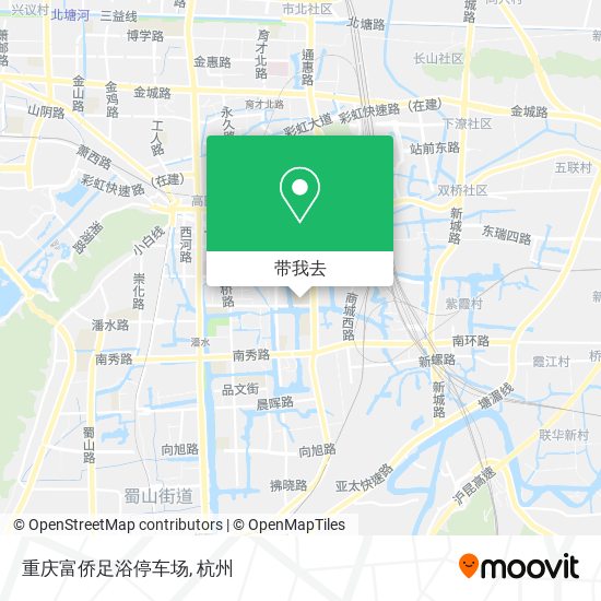 重庆富侨足浴停车场地图