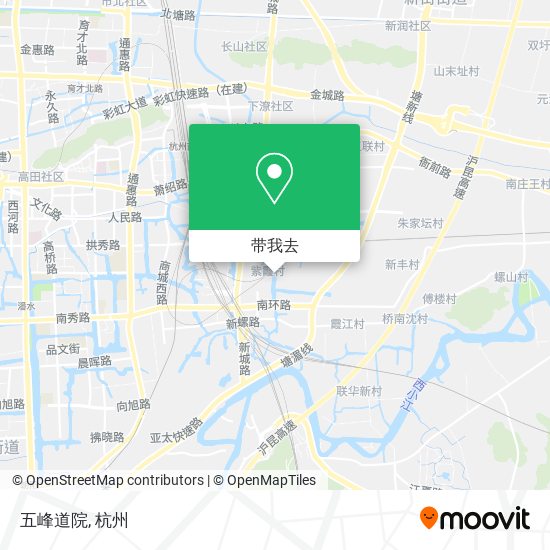 五峰道院地图