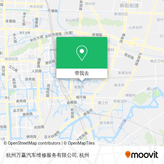 杭州万赢汽车维修服务有限公司地图