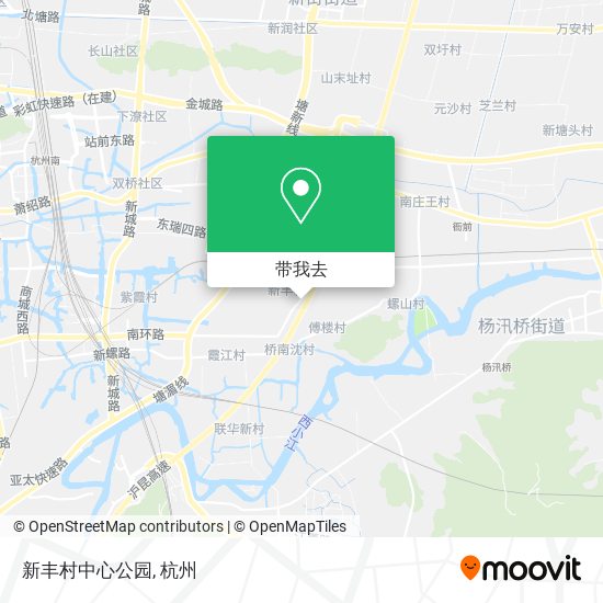 新丰村中心公园地图