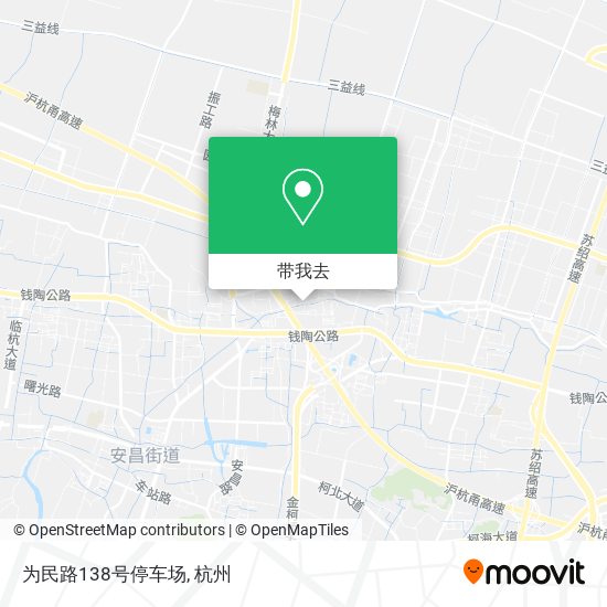 为民路138号停车场地图