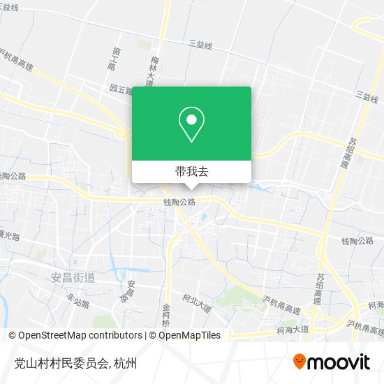 党山村村民委员会地图