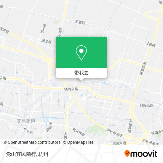党山宜民商行地图