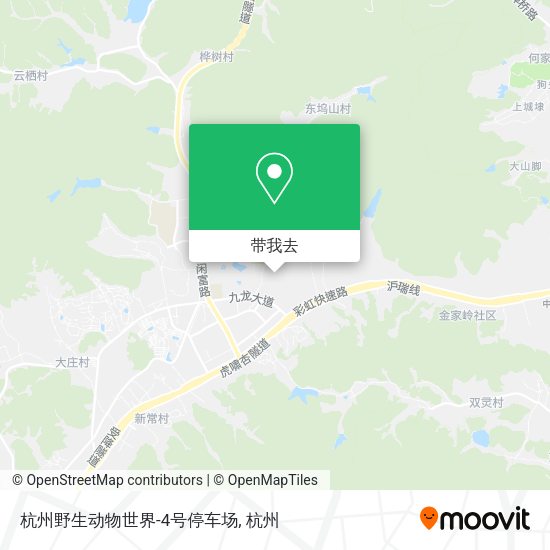 杭州野生动物世界-4号停车场地图