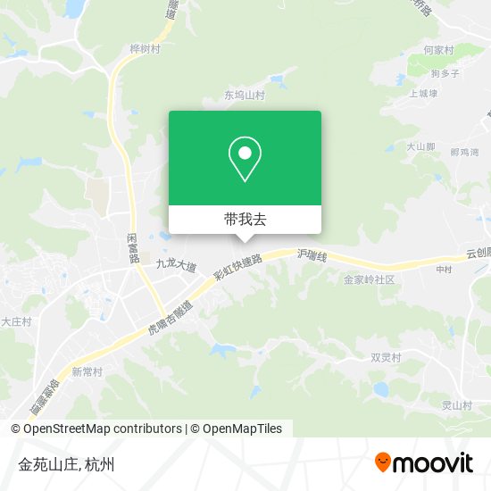 金苑山庄地图