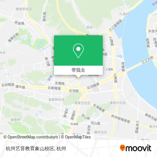 杭州艺音教育象山校区地图