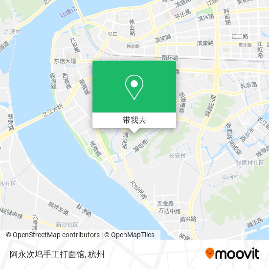 阿永次坞手工打面馆地图