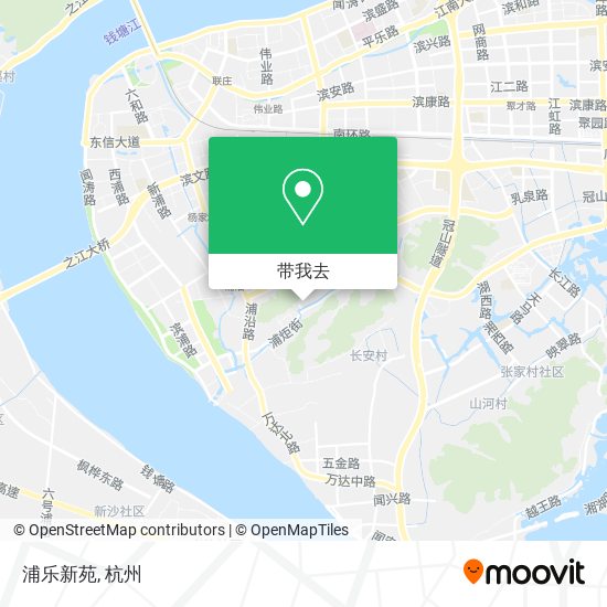 浦乐新苑地图