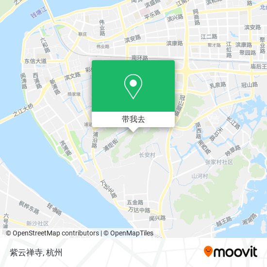 紫云禅寺地图