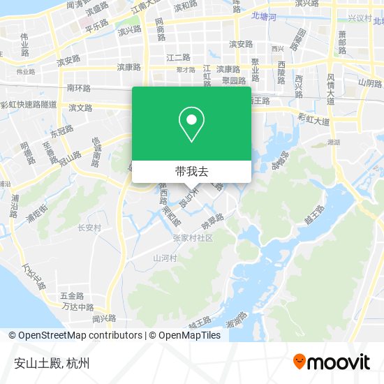 安山土殿地图
