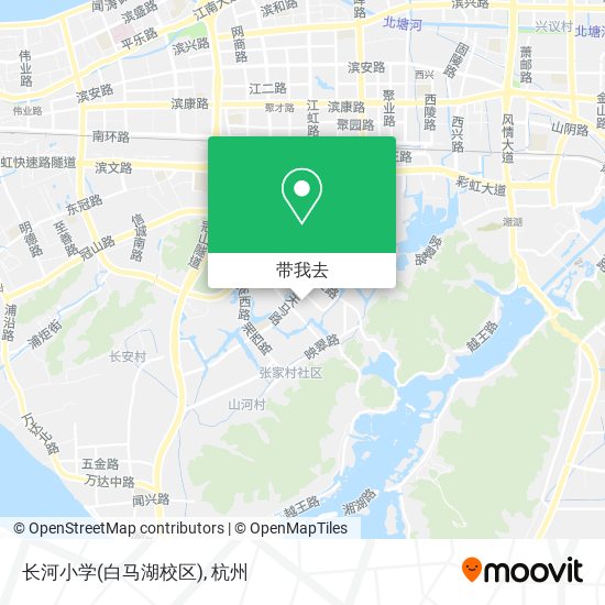 长河小学(白马湖校区)地图