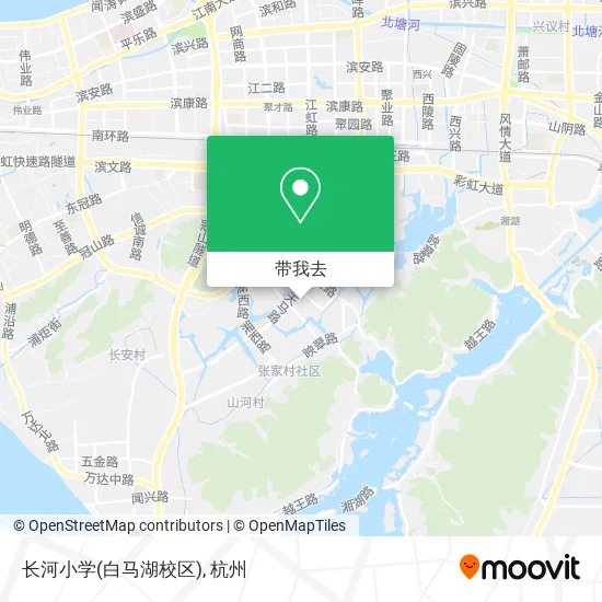 长河小学(白马湖校区)地图