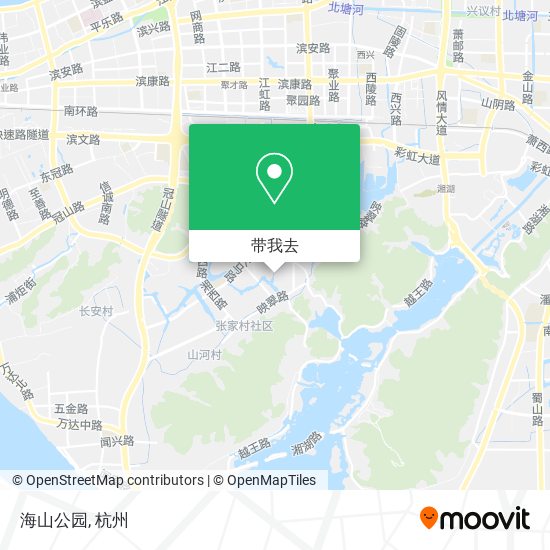 海山公园地图