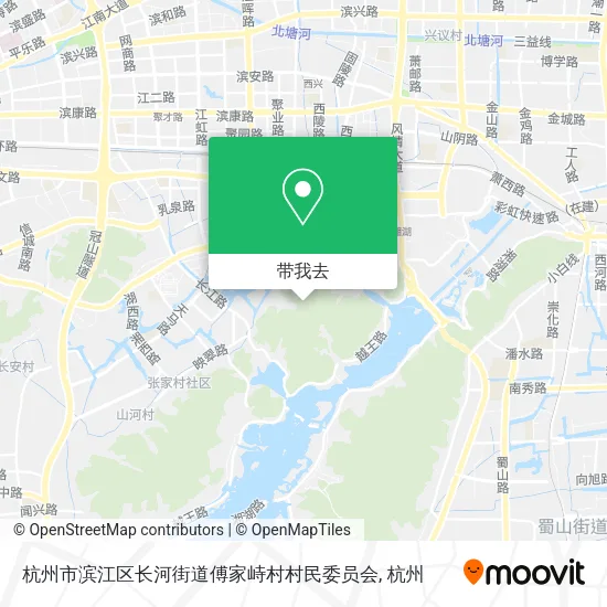 杭州市滨江区长河街道傅家峙村村民委员会地图