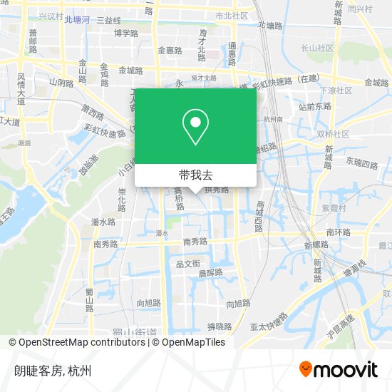 朗睫客房地图