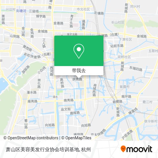 萧山区美容美发行业协会培训基地地图