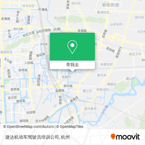 捷达机动车驾驶员培训公司地图