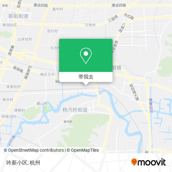 吟新小区地图