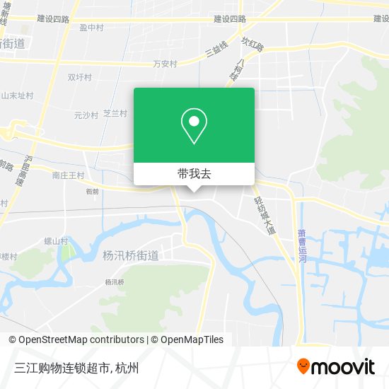 三江购物连锁超市地图