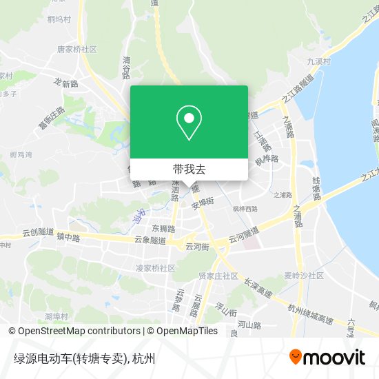 绿源电动车(转塘专卖)地图