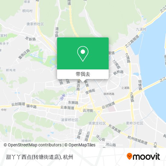 甜丫丫西点(转塘街道店)地图