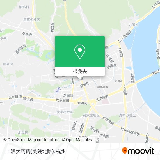 上泗大药房(美院北路)地图