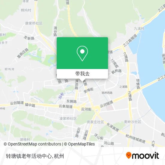 转塘镇老年活动中心地图