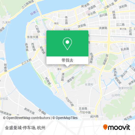 金盛曼城-停车场地图