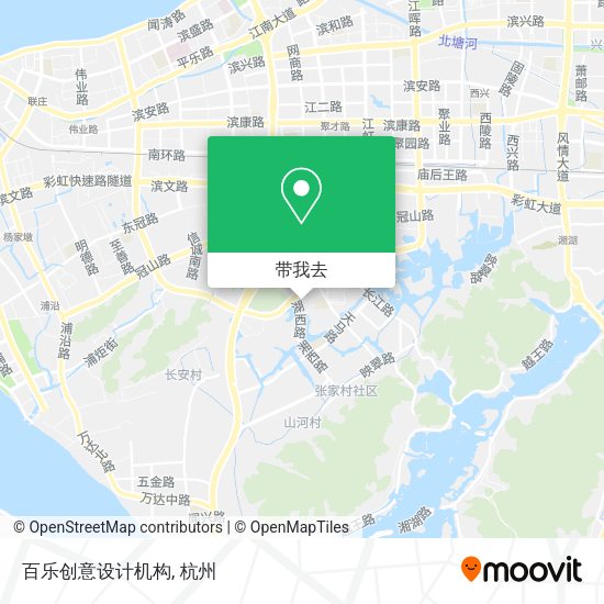 百乐创意设计机构地图