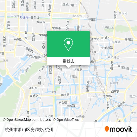 杭州市萧山区房调办地图