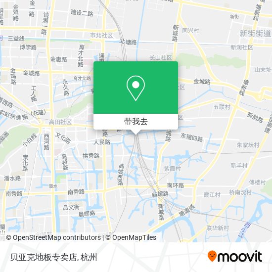 贝亚克地板专卖店地图