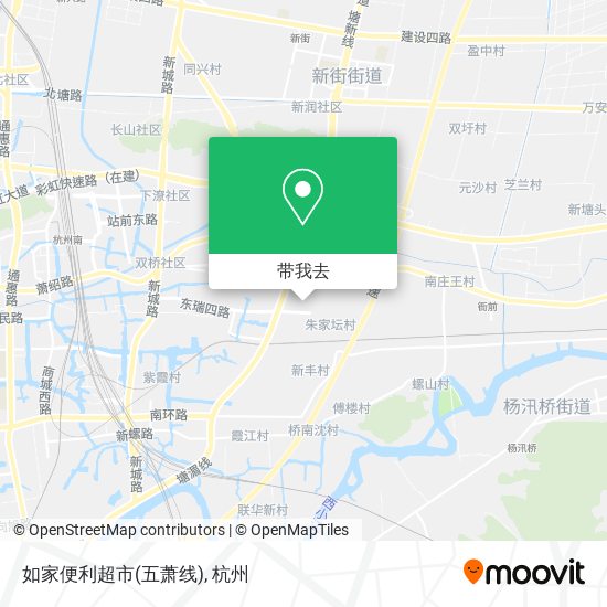 如家便利超市(五萧线)地图