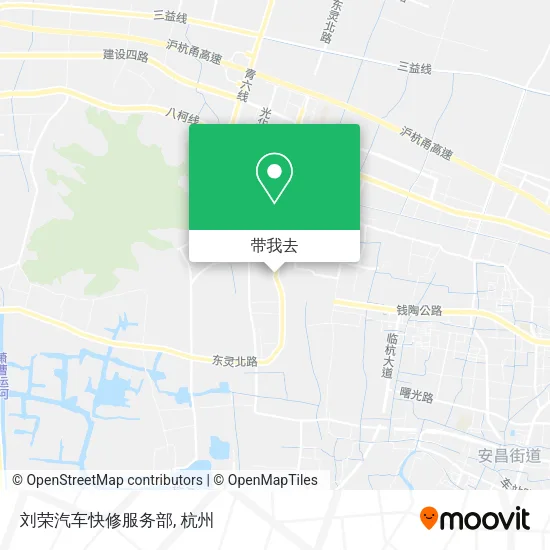 刘荣汽车快修服务部地图