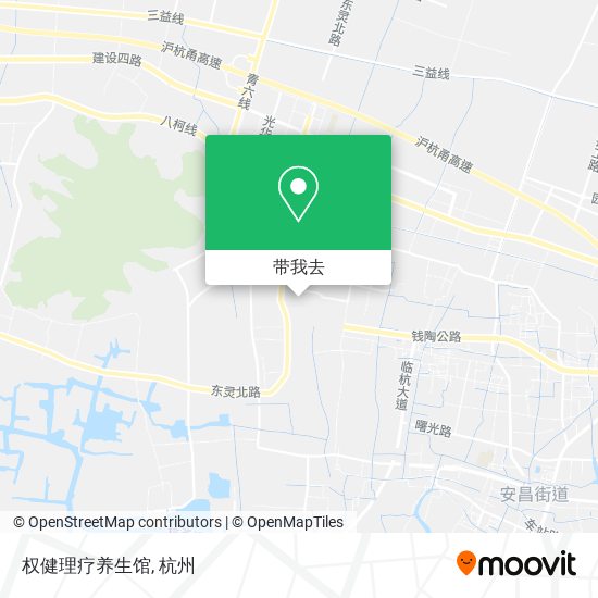 权健理疗养生馆地图