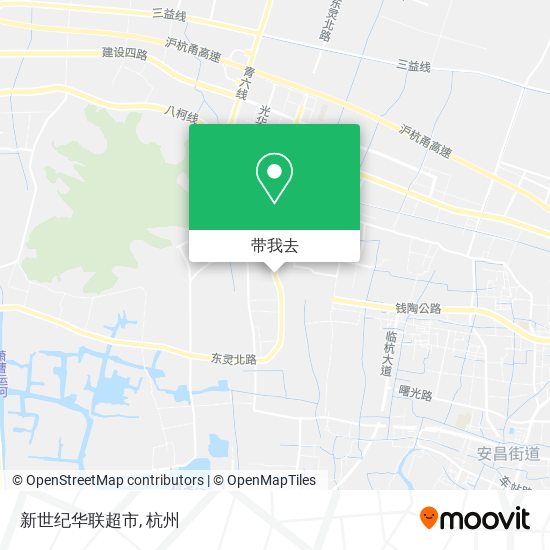 新世纪华联超市地图