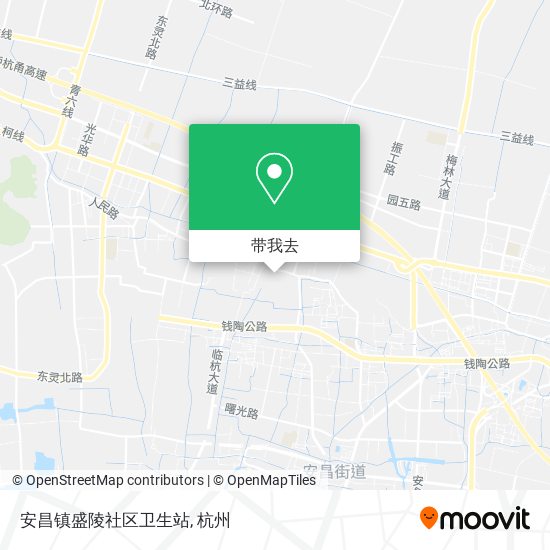 安昌镇盛陵社区卫生站地图