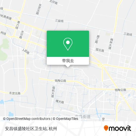 安昌镇盛陵社区卫生站地图