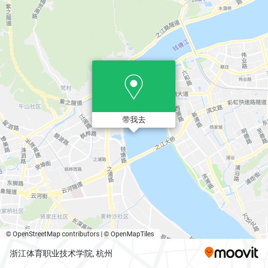 浙江体育职业技术学院地图