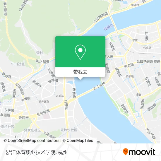 浙江体育职业技术学院地图