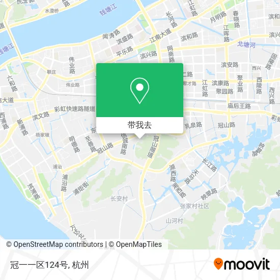 冠一一区124号地图