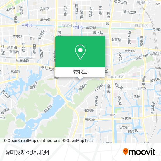 湖畔宽邸-北区地图